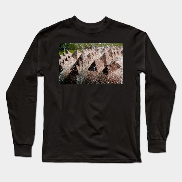 Rain among the Pyramids Long Sleeve T-Shirt by jwwallace